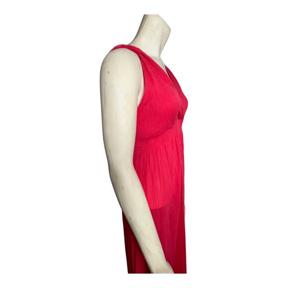 NWT Melissa Odabash Sanela V-Neck Long Dress Red Womens Size XS Formal Cocktail - Picture 4 of 8